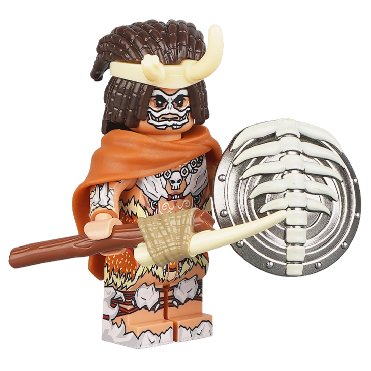 Southern Yue Barbarian Warrior Custom Minifigure