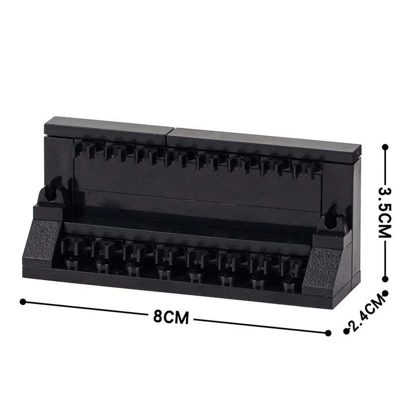 Weapon Rack Custom MOC Accessory Set