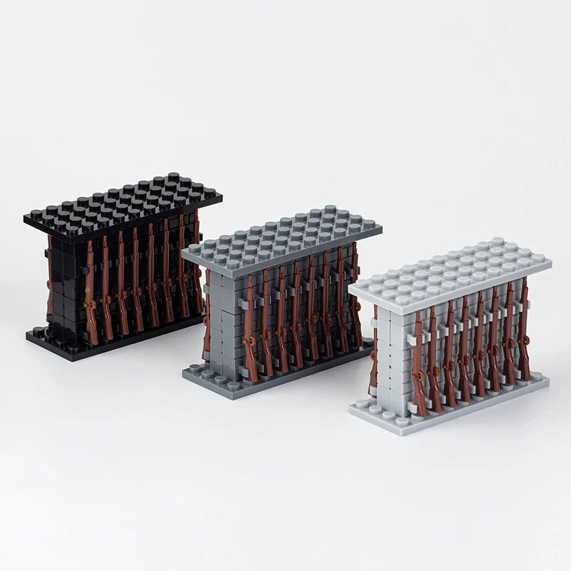 Weapon Rack Custom MOC Accessory Set