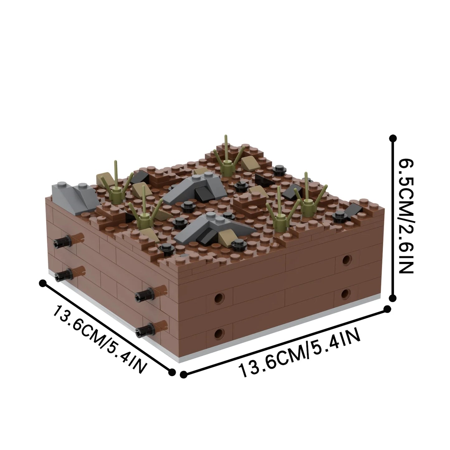Military Battlefield Trenches MOC