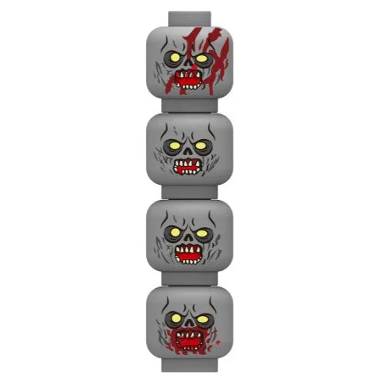 Zombie Minifigure Heads Custom Accessory