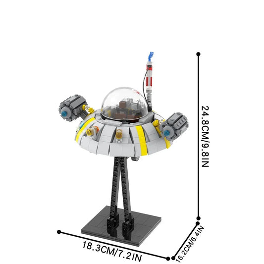 Rick and Morty Space Cruiser Custom MOC