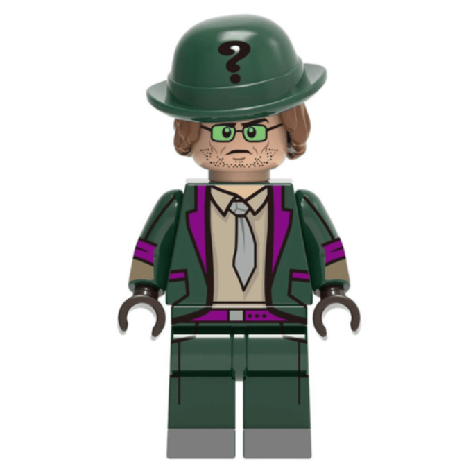 The Riddler (Arkham City) Custom DC Superhero Minifigure