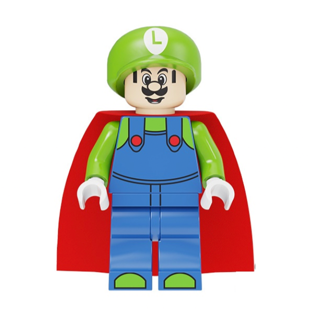 Luigi from Super Mario Minifigure – TMF Figs