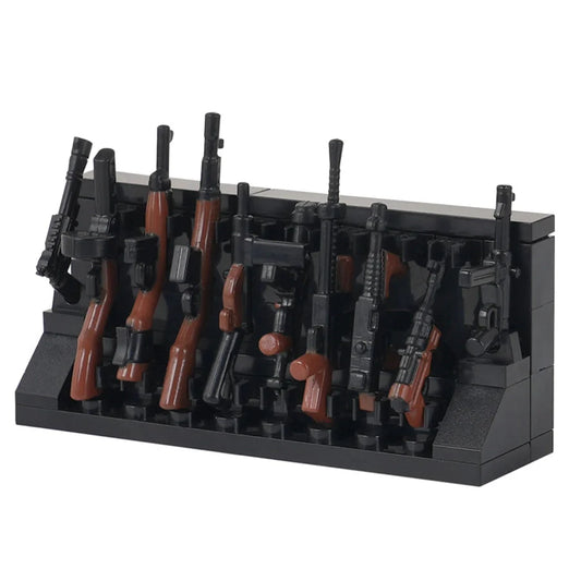 Weapon Rack Custom MOC Accessory Set