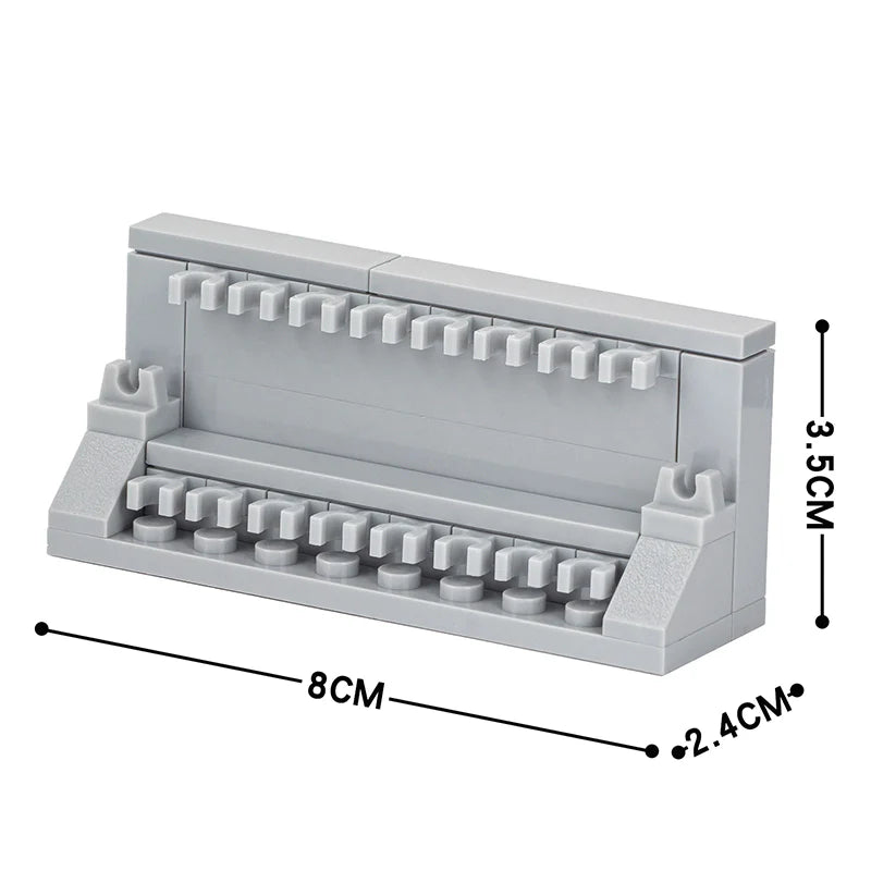 Weapon Rack Custom MOC Accessory Set