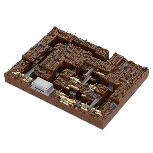 Military Battlefield Trenches MOC