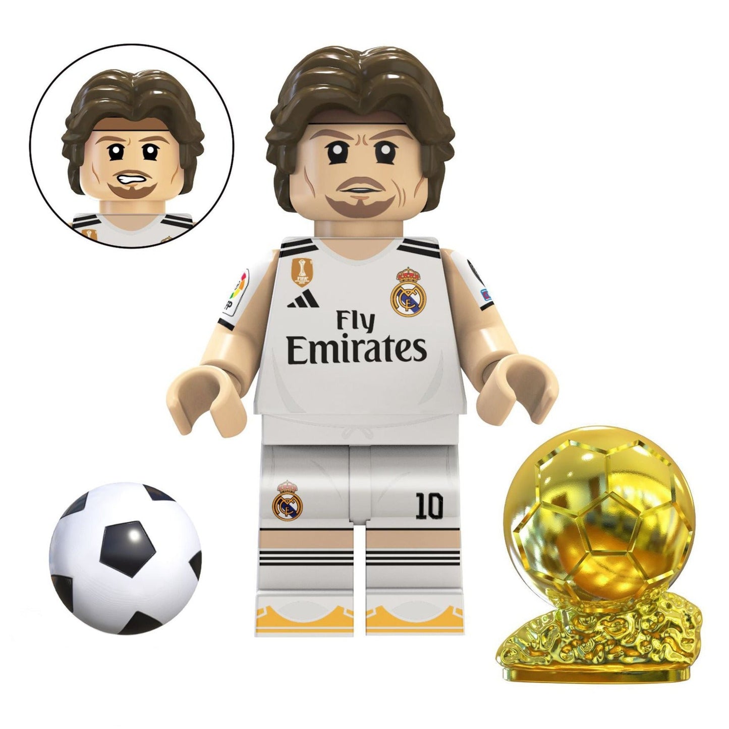 Luka Modri? Custom Football Player Minifigure