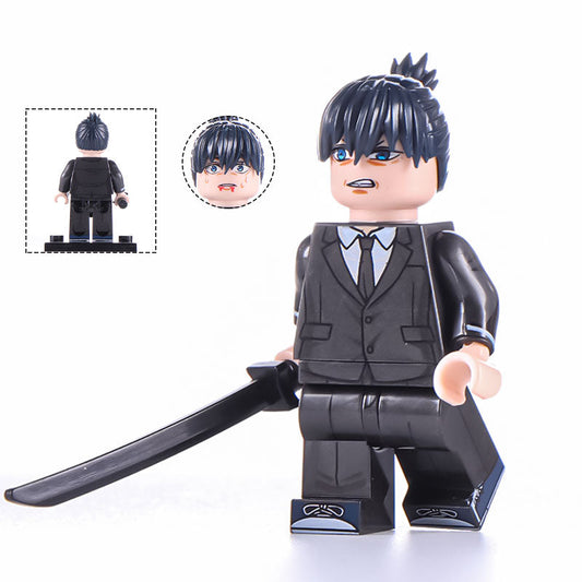 Aki Hayakawa from Chainsaw Man Custom Anime Minifigure